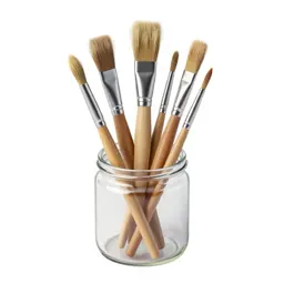 Jar of brushes