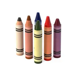 Wax crayon set