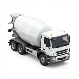 Cement mixer truck