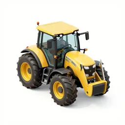 Tractor with a loader