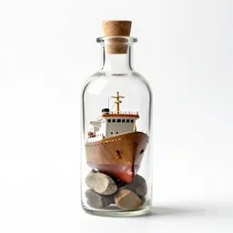 Ship in a bottle