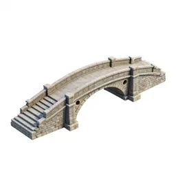 Stone bridge model