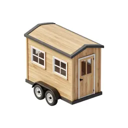 Tiny house on a trailer