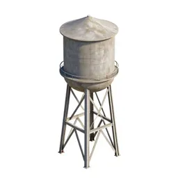 Water tower model