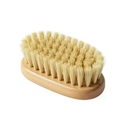 Natural bristle body brush