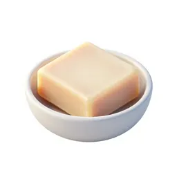 Shaving soap in a bowl