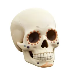 Day of the dead sugar skull