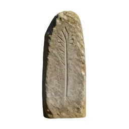 Rune-carved standing stone
