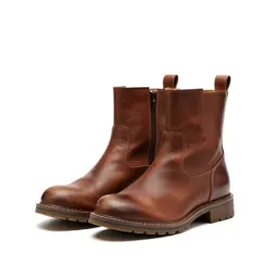 Pair of leather boots