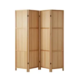 Folding screen room divider