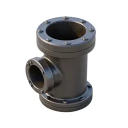Cast iron pipe flange