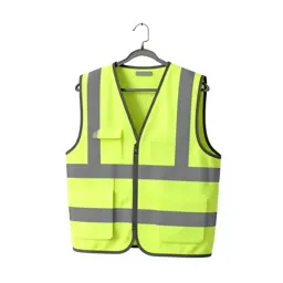 Hi-vis vest on a hook