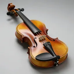 Violin with a bow