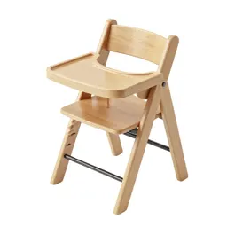 High chair in bentwood