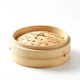 Bamboo steamer basket