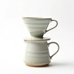 Ceramic pour-over dripper