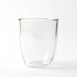 Double-walled glass tumbler