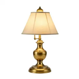 Brass banker's lamp
