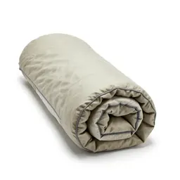 Sleeping bag rolled up