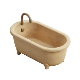 Bathing tub with a hose