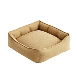Woven dog bed