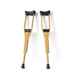 Pair of forearm crutches