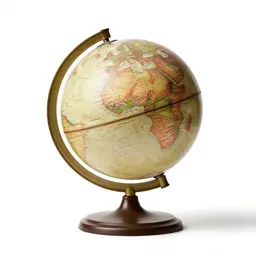 Globe on a stand
