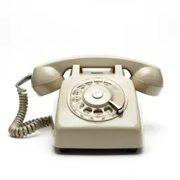 Rotary dial telephone