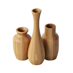 Bud vase trio