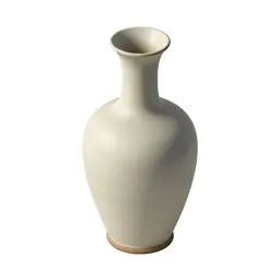 Ceramic vase with a narrow neck