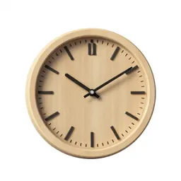 Wall clock with a plain face