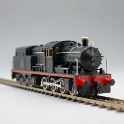 Model train locomotive