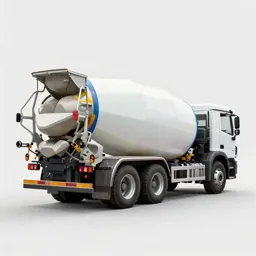 Cement mixer truck