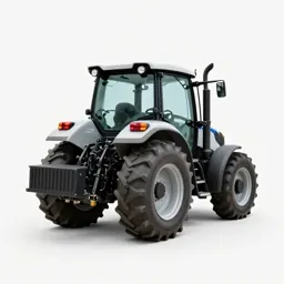 Tractor with a loader
