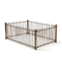 Worm fence