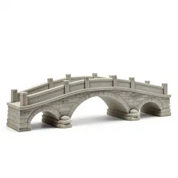 Stone bridge model