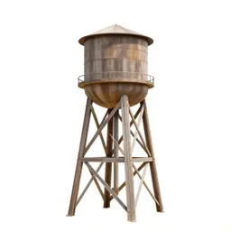 Water tower model