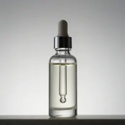 Set of glass dropper serums
