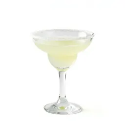 Margarita with a salt rim
