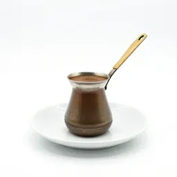 Turkish coffee in a cezve