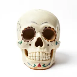 Day of the dead sugar skull