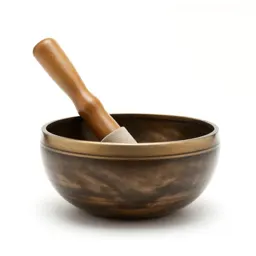Singing bowl with a mallet