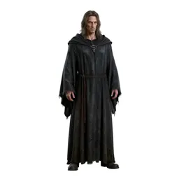 Necromancer in tattered robes