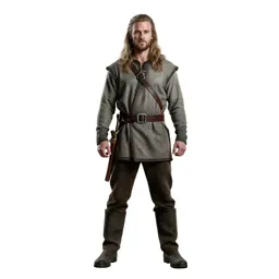 Norse seafarer with a rope