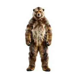 Antarctic explorer in furs