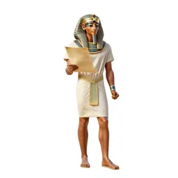 Egyptian scribe with a papyrus