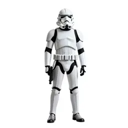 Clone trooper without a helmet