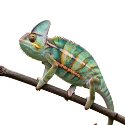 Chameleon on a branch