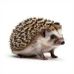 Hedgehog curled up