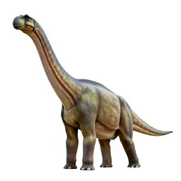 Brachiosaurus reaching upward